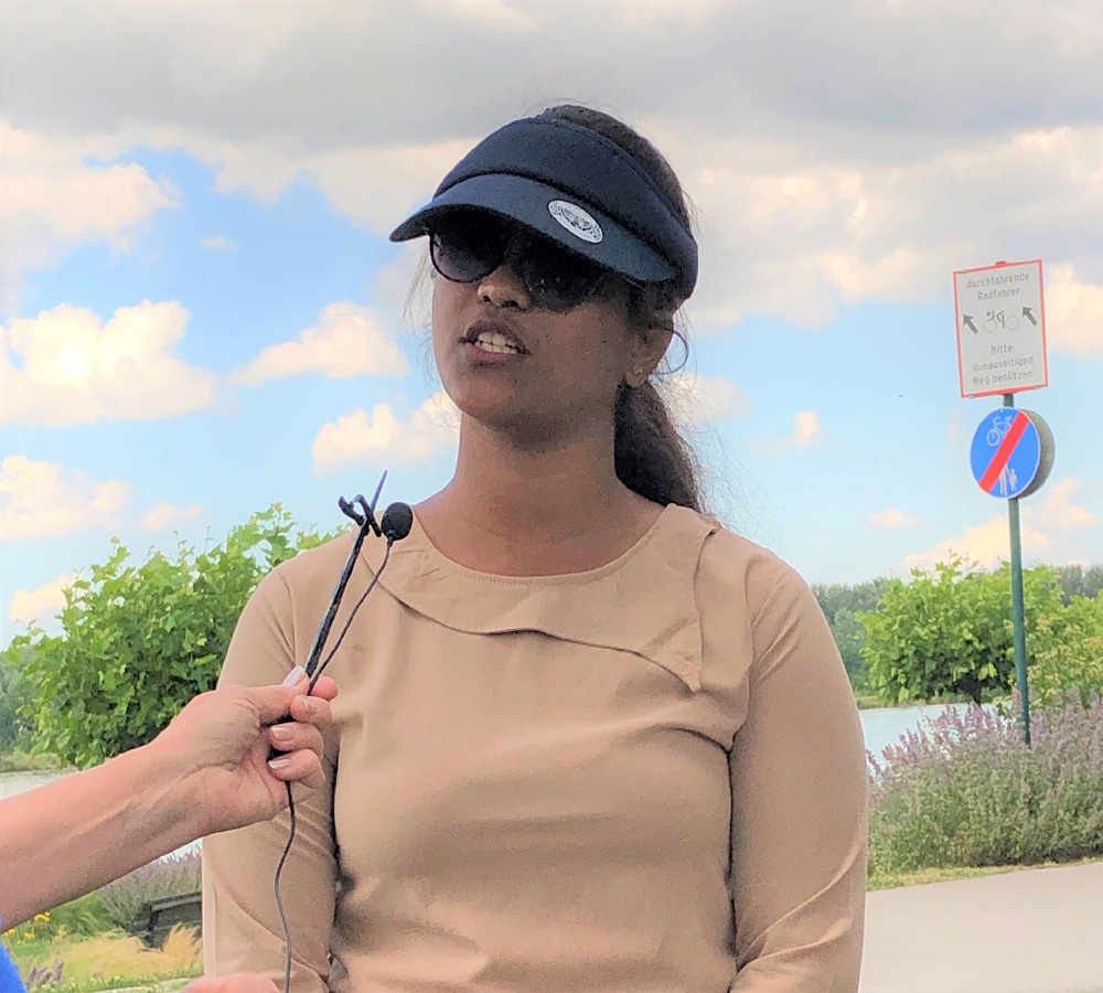 Gopika G. bei den GEHsprächen zur Roadto Equality in Tulln – © si club stockerau