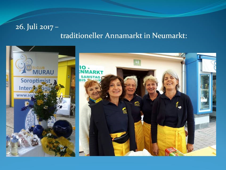 SI Club Murau am Anna-Markt in Neumarkt