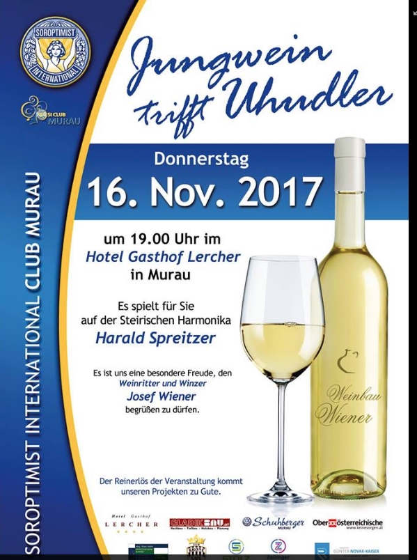 Weinverkostung ‚Jungwein trifft Uhudler‘ am 16.November 2017