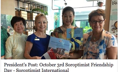 3. Oktober: Soroptimistischer Freundschaftstag