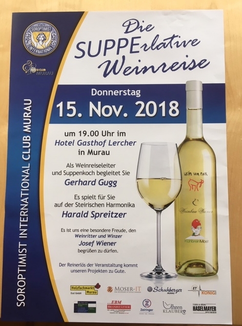 Club Murau: Einladung zur SUPPErlativen Weinreise.